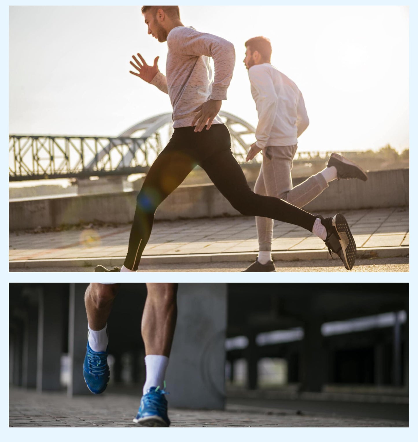 Men's Running Cushion Socks - 6 Pairs