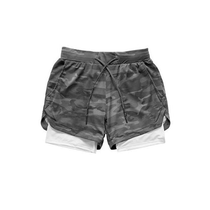 2020 Men's Running Shorts 2 In 1 Double Jogging Gyms Fitness Training
